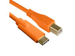 Аудиокабель UDG Ultimate Audio Cable USB 2.0 C-B Orange Straight 1,5m (U96001OR)